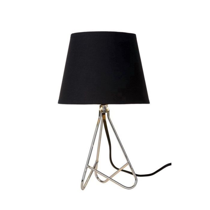 Chrome table lamp modern, Gitta, with switch