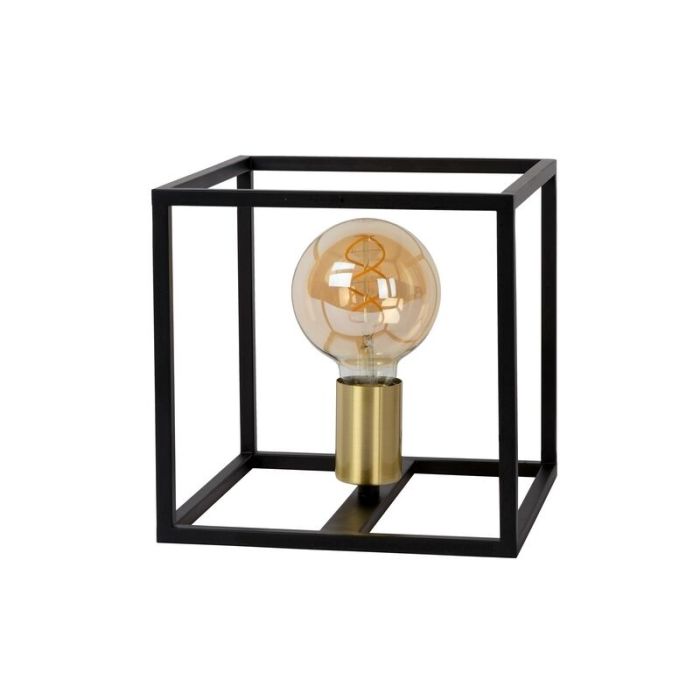 Golden table lamp modern, Ruben, with switch