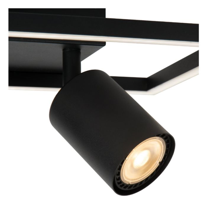 Black flush ceiling light modern, Arianne