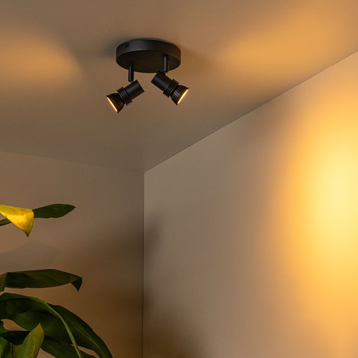 Black ceiling spotlight modern, Kianti