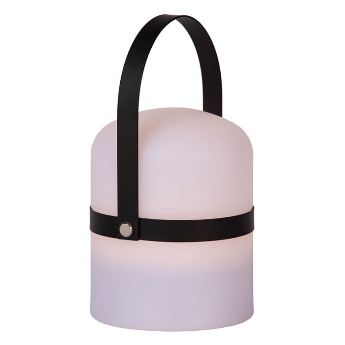 White out door table lamp modern, Little Joe, 3W, 2700K LED, IP44, with switch