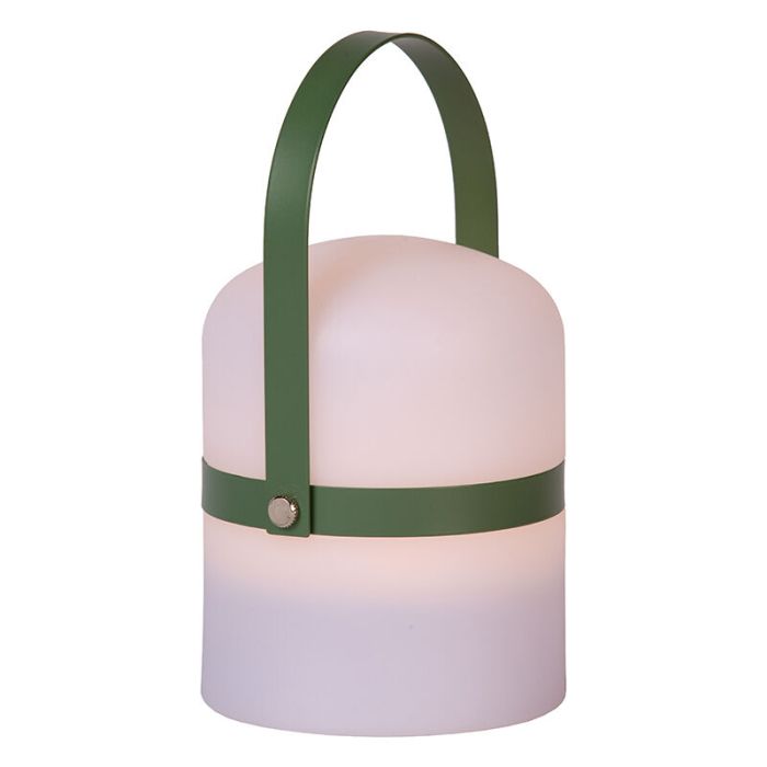 Green out door table lamp modern, Little Joe, 3W, 2700K LED, IP44, with switch
