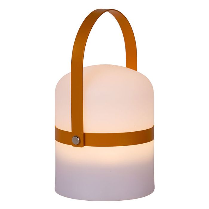 Brown out door table lamp modern, Little Joe, 3W, 2700K LED, IP44, with switch