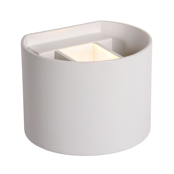 White up down wall light modern, Axi, 6W, 2700K LED, IP54