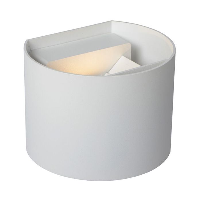 White up down wall light modern, Axi, 6W, 2700K LED, IP54