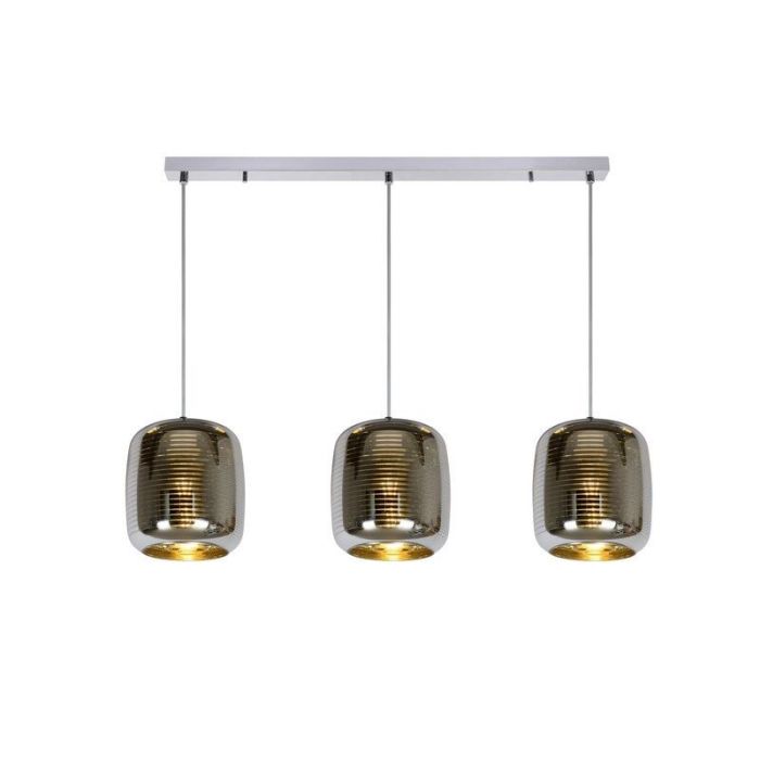 Chrome pendant light modern, Eryn