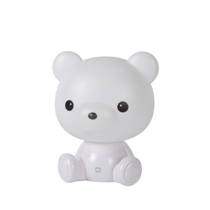 White children's table lamp, Dodo Bear, 3W, 3000K LED