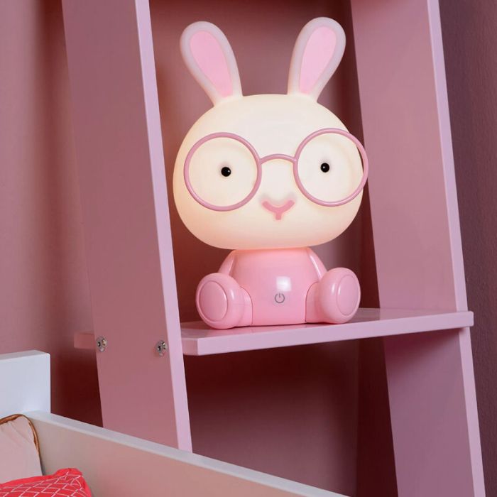 Pink children's table lamp, Dodo Rabbit, 3W, 4000K LED