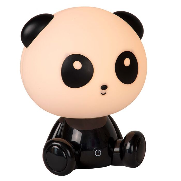 Black children's table lamp, Dodo Panda, 3W, 4000K LED