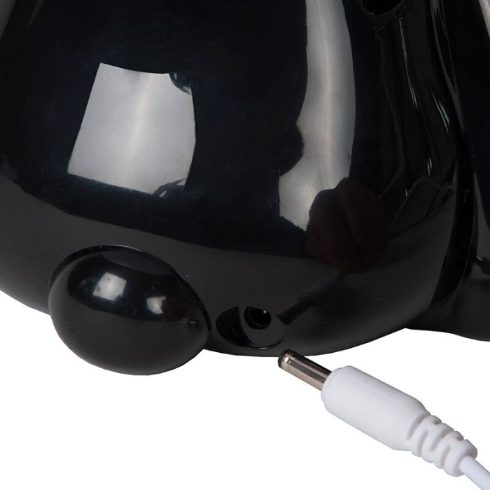 Black children's table lamp, Dodo Panda, 3W, 4000K LED
