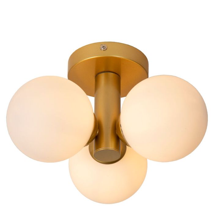 Golden bathroom ceiling light modern, Trudy, IP44