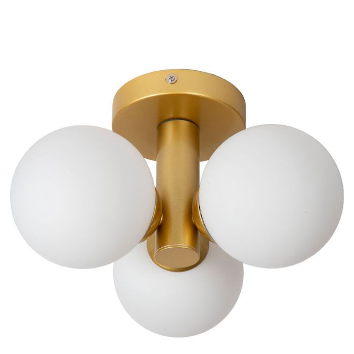 Golden bathroom ceiling light modern, Trudy, IP44