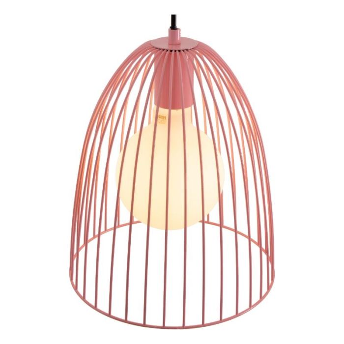 Pink children's pendant light metal, Macarons