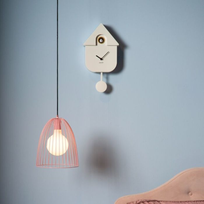 Pink children's pendant light metal, Macarons