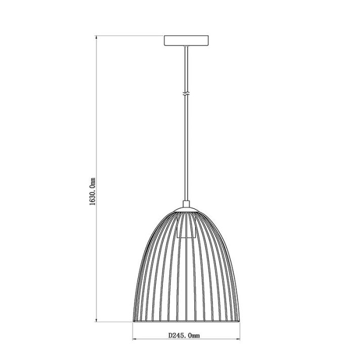 Pink children's pendant light metal, Macarons