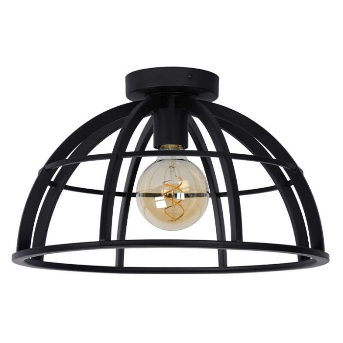 Black flush ceiling light modern, Dikra