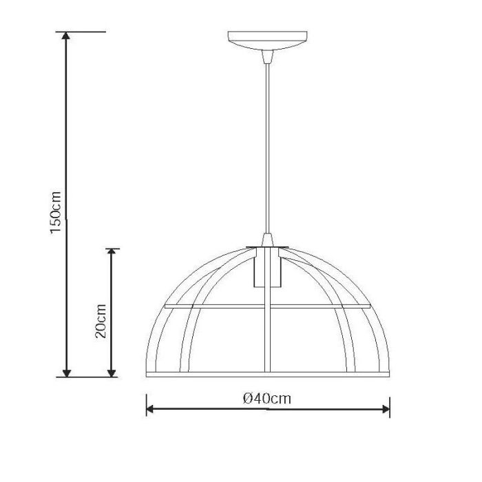 Black pendant light modern, Dikra