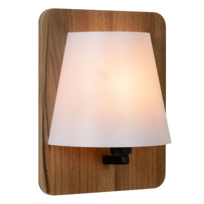 Wood wall light brown, Idaho, with switch