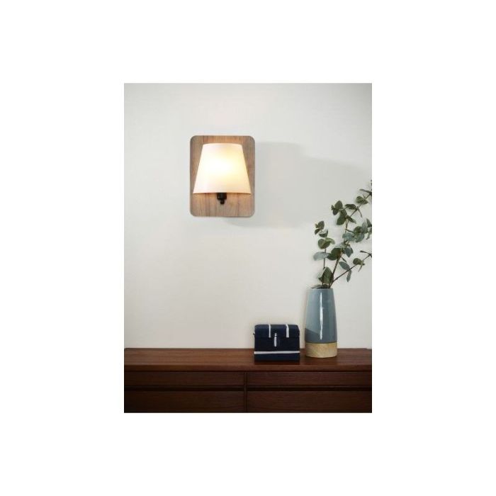 Wood wall light brown, Idaho, with switch