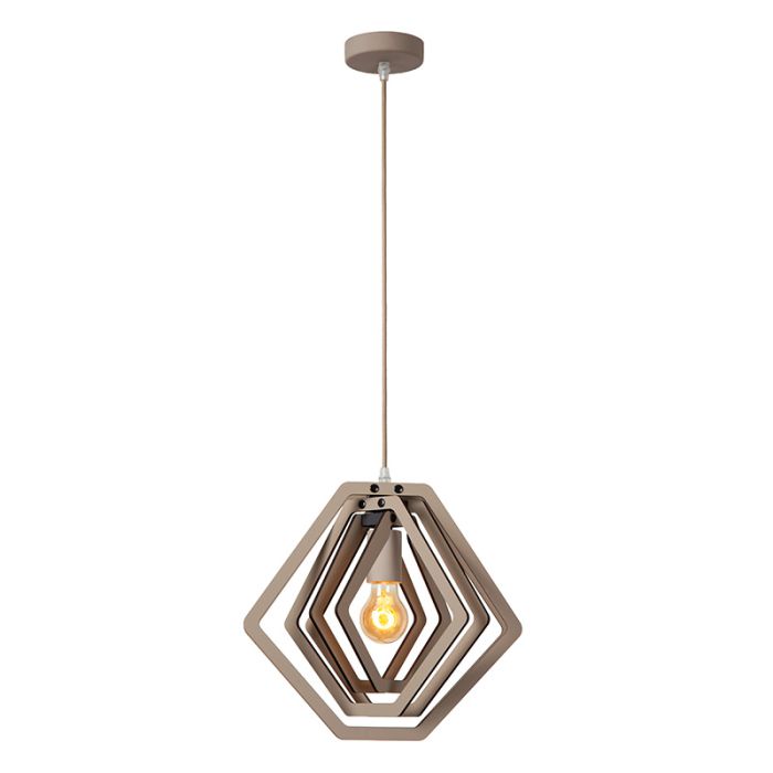 Taupe children's pendant light modern, Mauro