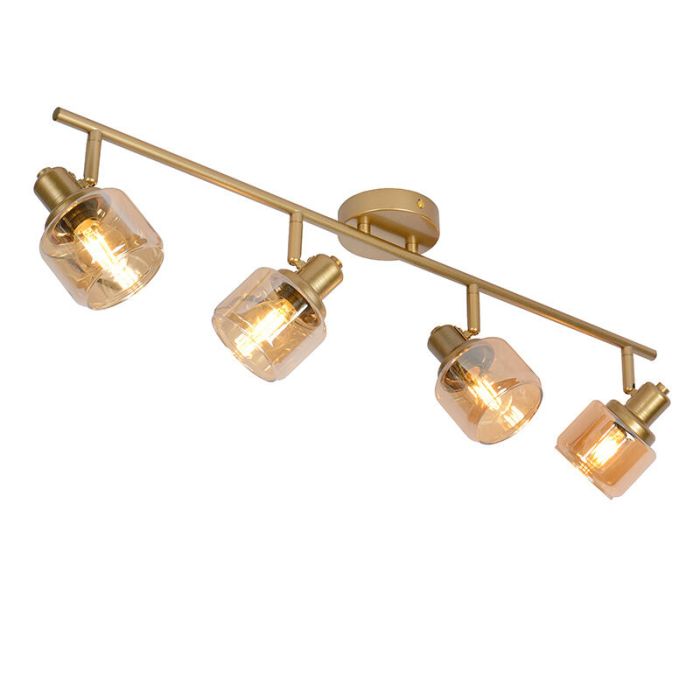 Golden wall spotlight classic, Bjorn