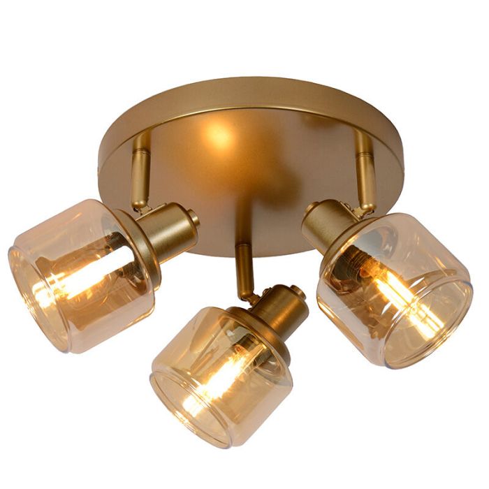 Golden ceiling spotlight classic, Bjorn