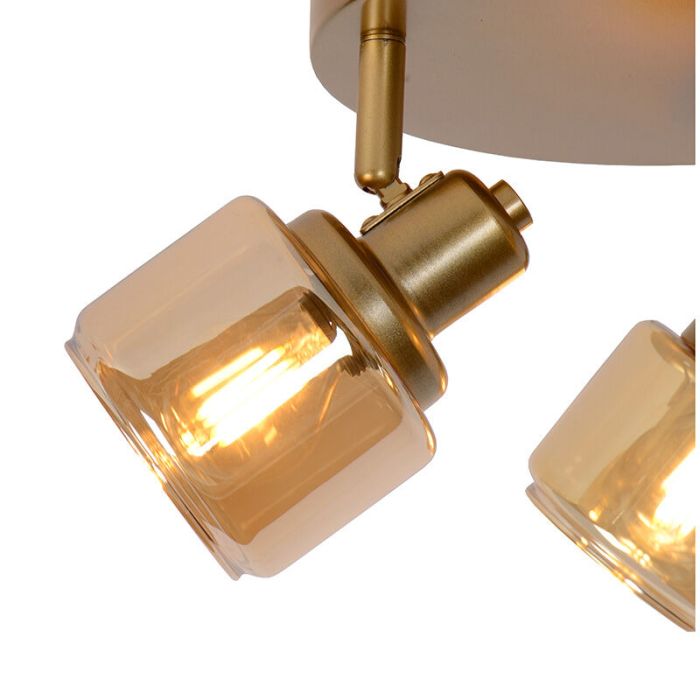 Golden ceiling spotlight classic, Bjorn