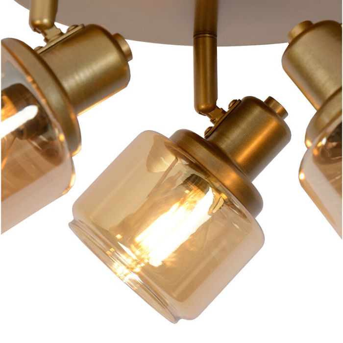 Golden ceiling spotlight classic, Bjorn