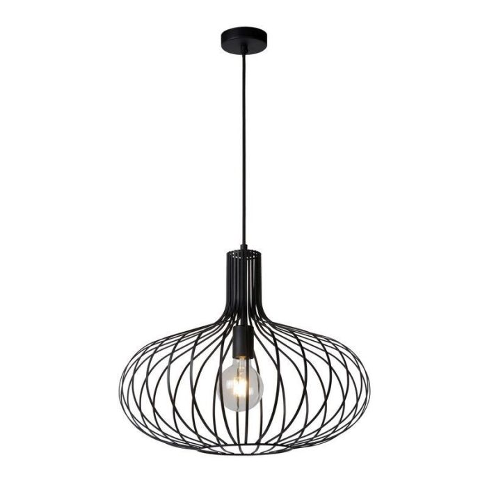 Black pendant light retro, Manuela