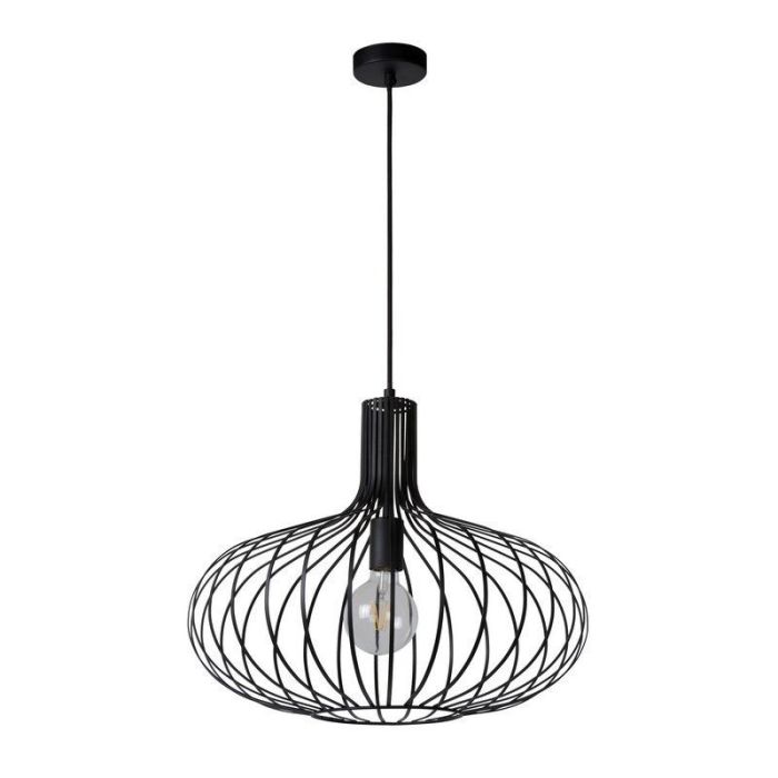 Black pendant light retro, Manuela
