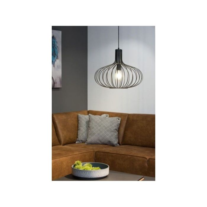 Black pendant light retro, Manuela