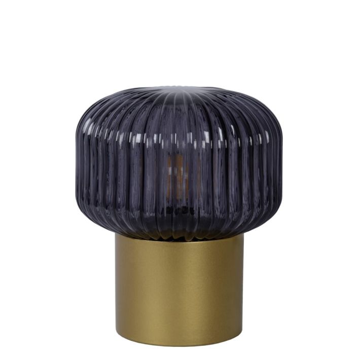 Golden table lamp retro, Jany, with switch