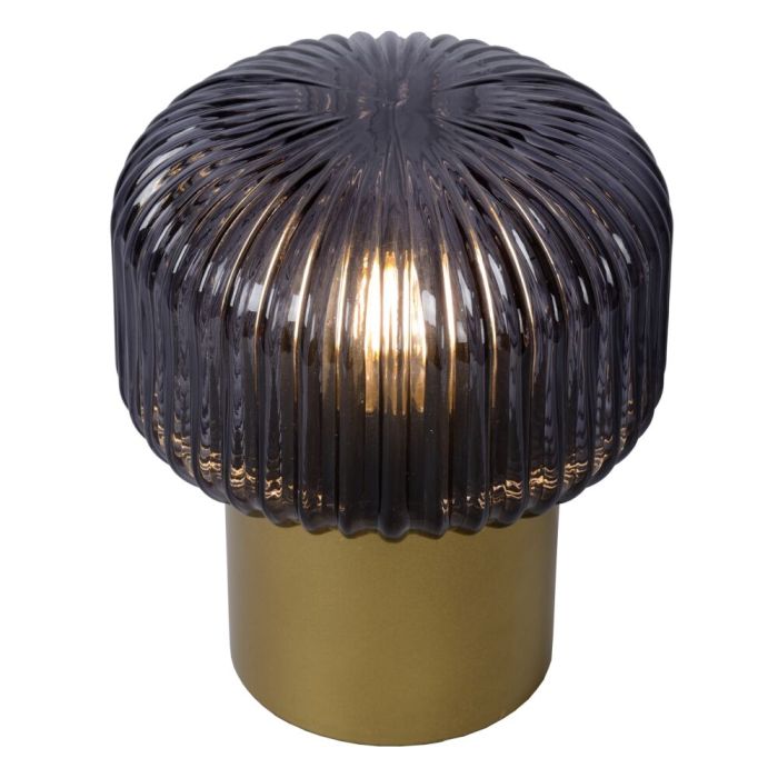 Golden table lamp retro, Jany, with switch