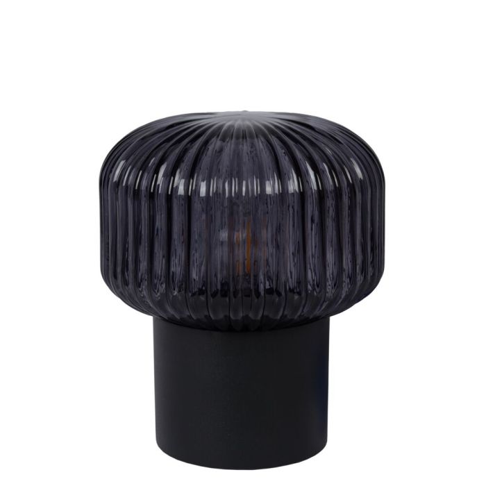 Grey table lamp retro, Jany, with switch