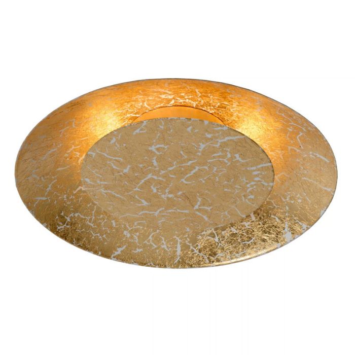 Golden flush ceiling light modern, Foskal, 6W, 2700K LED