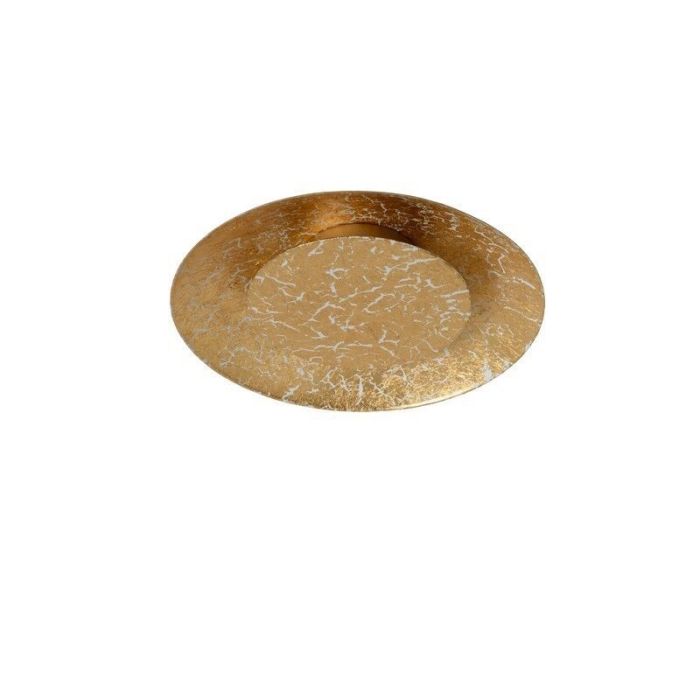Golden flush ceiling light modern, Foskal, 6W, 2700K LED