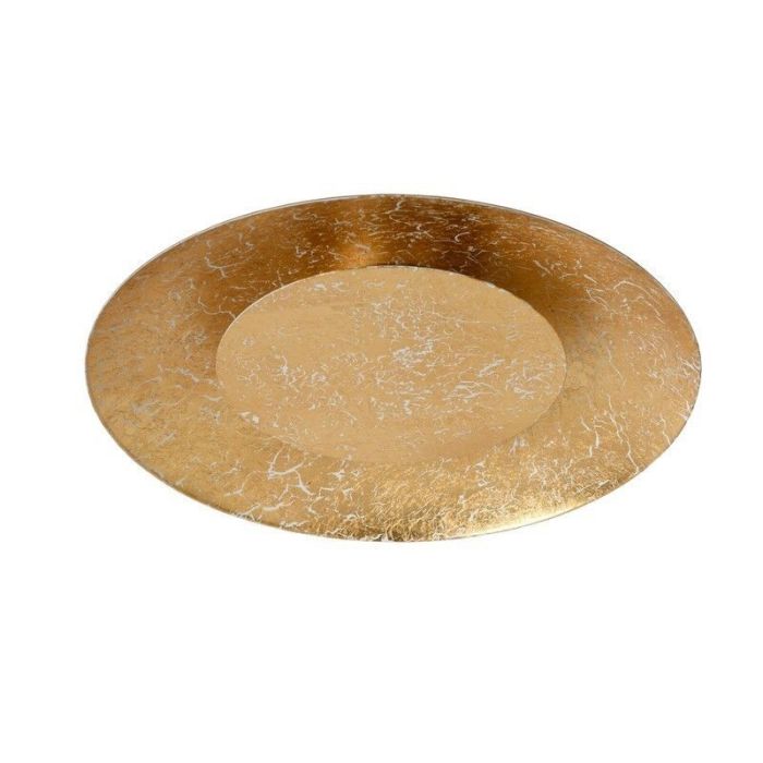 Golden flush ceiling light modern, Foskal, 12W, 2700K LED
