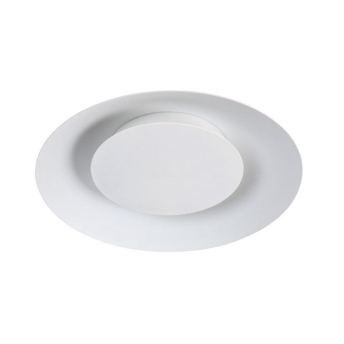 White flush ceiling light modern, Foskal, 12W, 2700K LED