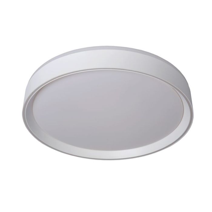 White flush ceiling light modern, Nuria, 24W, 2700K LED
