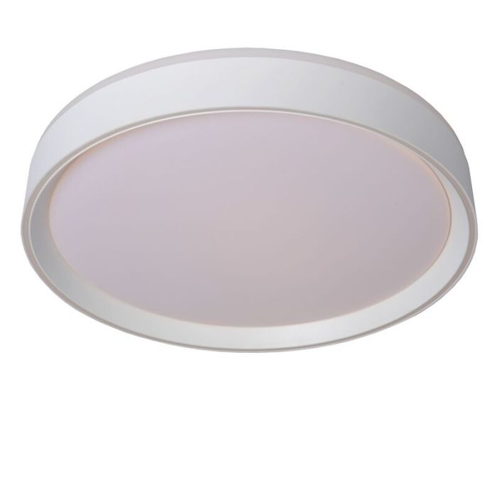 White flush ceiling light modern, Nuria, 24W, 2700K LED