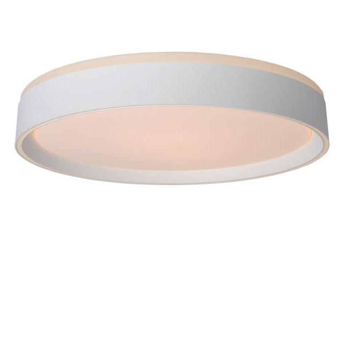 White flush ceiling light modern, Nuria, 24W, 2700K LED
