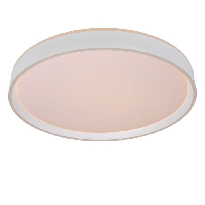 Black flush ceiling light modern, Nuria, 36W, 2700K LED