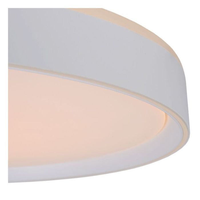 Black flush ceiling light modern, Nuria, 36W, 2700K LED