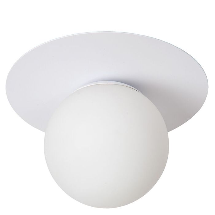 White flush ceiling light modern, Tricia