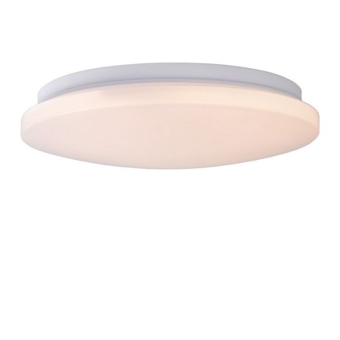 White flush ceiling light modern, Otis, 14W, 3000K LED