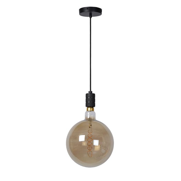 Black dining table hanging lamp classic, Jova
