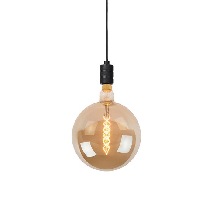 Black dining table hanging lamp classic, Jova