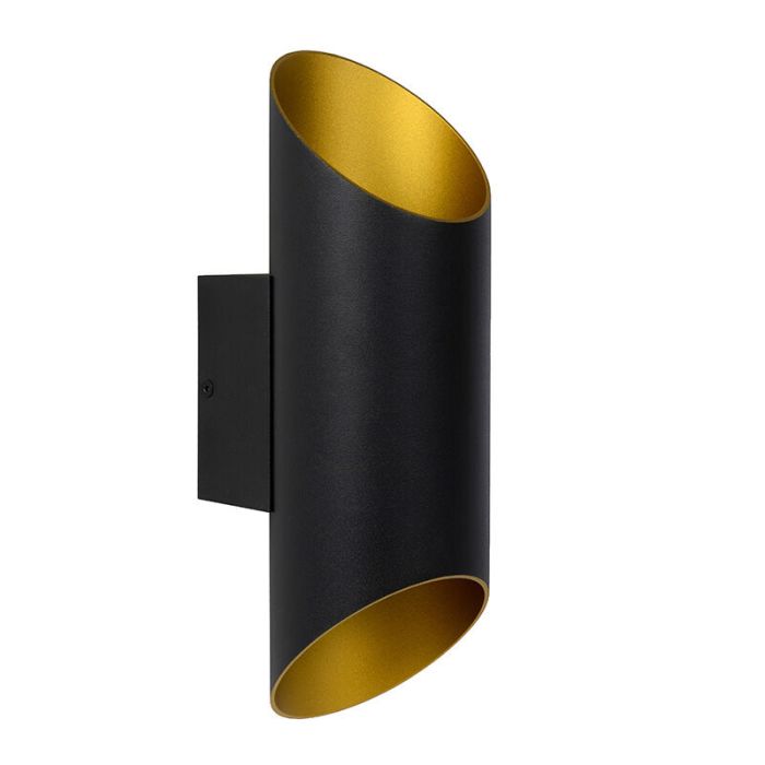 Golden wall light modern, Quirijn