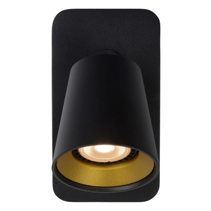 Golden wall spotlight modern, Turnon, with switch
