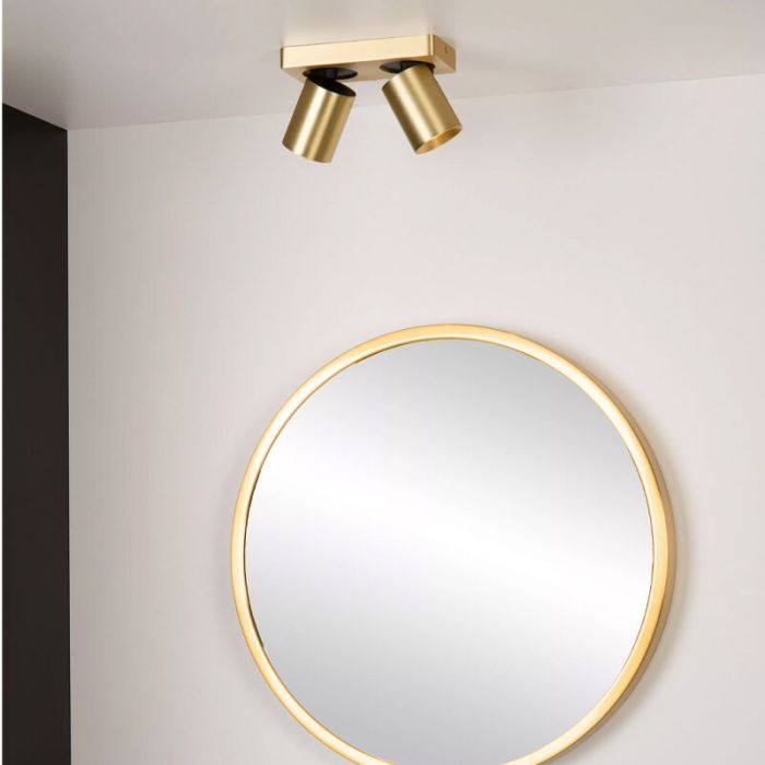 Golden ceiling spotlight modern, Nigel